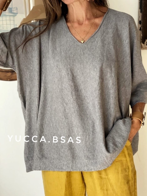Sweater Oviedo gris - Imagen 5