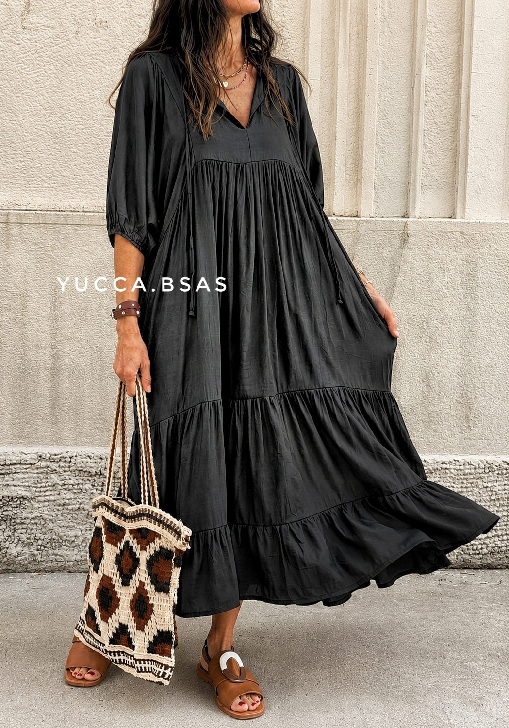 Vestido Jordania - black - Imagen 3