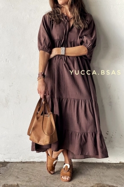 Vestido Jordania - moka