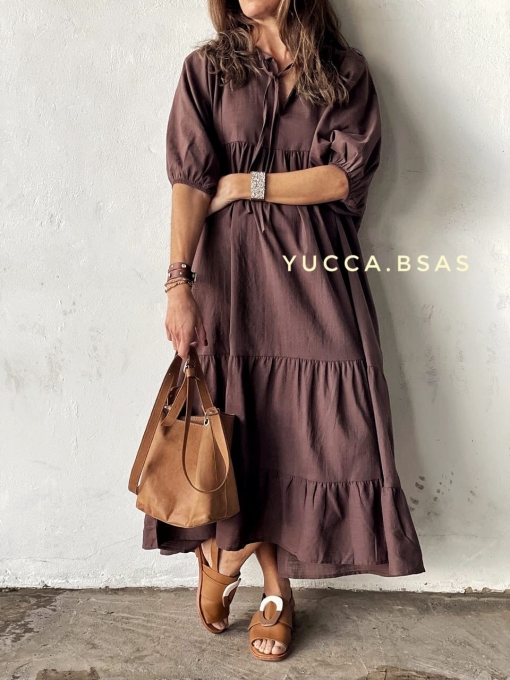 Vestido Jordania - moka