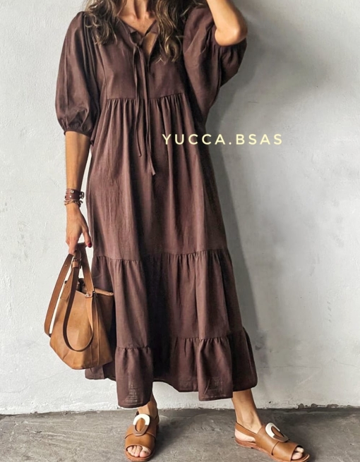 Vestido Jordania - moka - Imagen 7