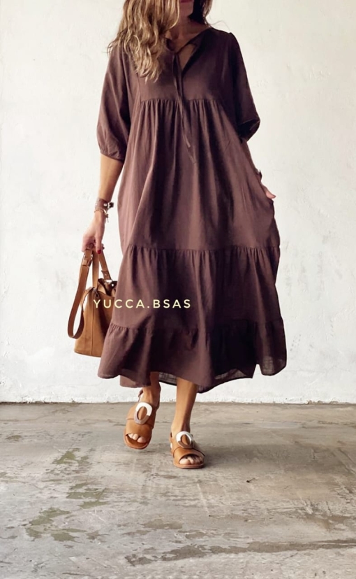 Vestido Jordania - moka - Imagen 5