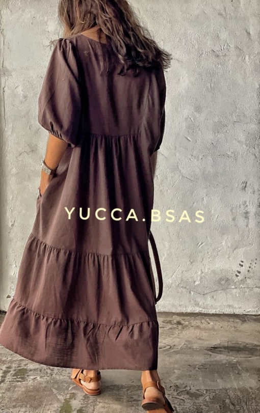 Vestido Jordania - moka - Imagen 6