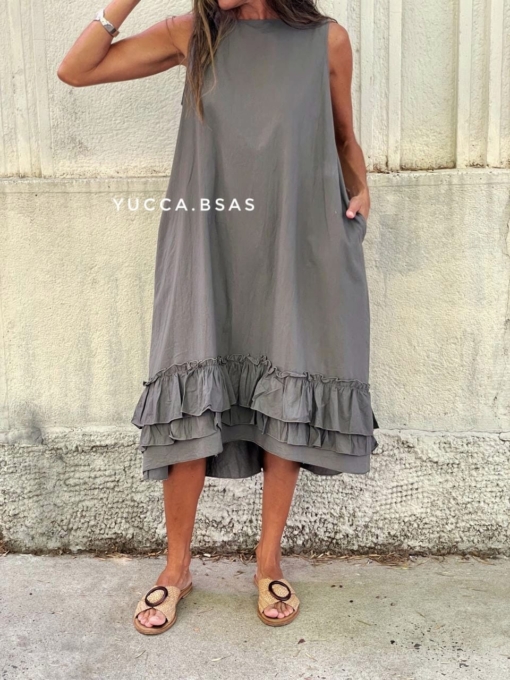 Vestido Hanoi - gris - Imagen 6