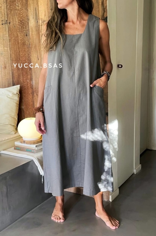 Vestido Maiten - gris - Imagen 3