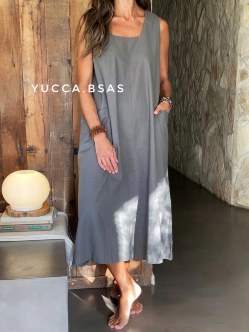 Vestido Maiten - gris - Imagen 5