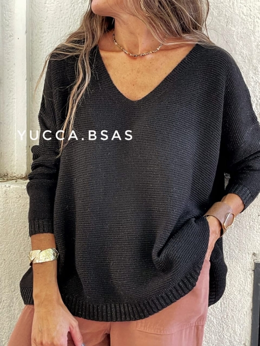 Sweater Malibú - negro - Imagen 8