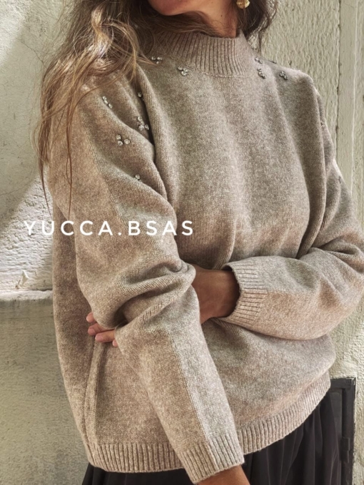 Sweater Amanda - visón - Imagen 2