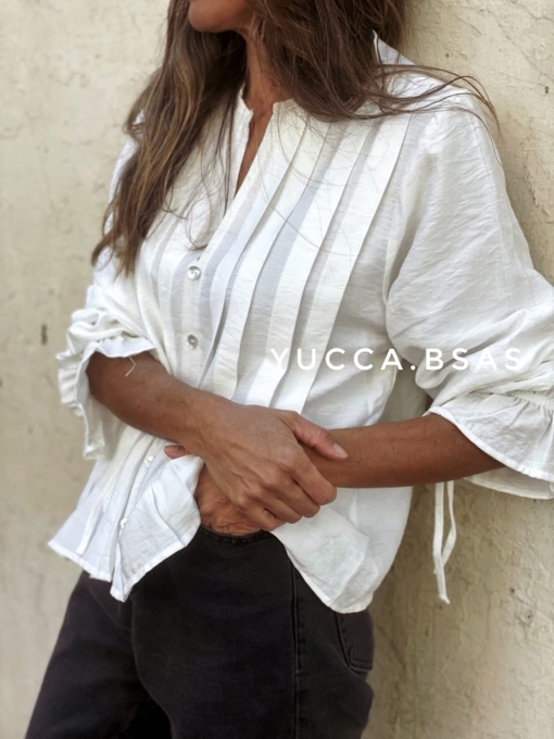 Blusa Cádiz - blanca - Imagen 6