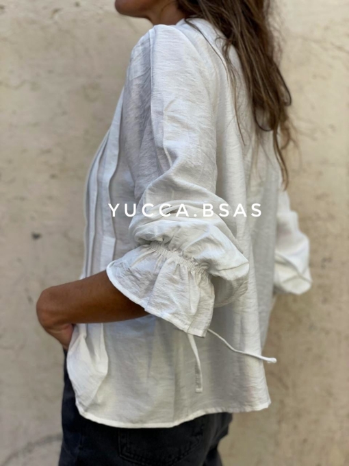 Blusa Cádiz - blanca - Imagen 5