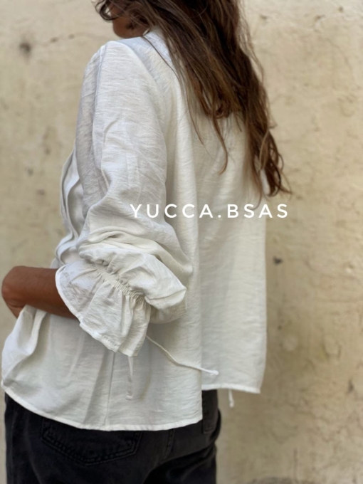 Blusa Cádiz - blanca - Imagen 3