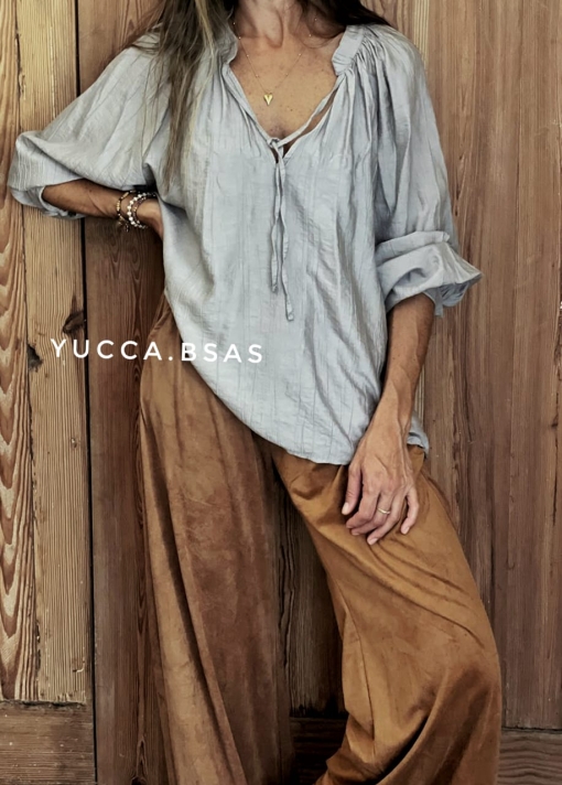 Blusa Angra - gris perla - Imagen 4