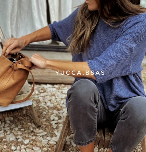 Sweater Michigan con lurex - azulino - Imagen 5