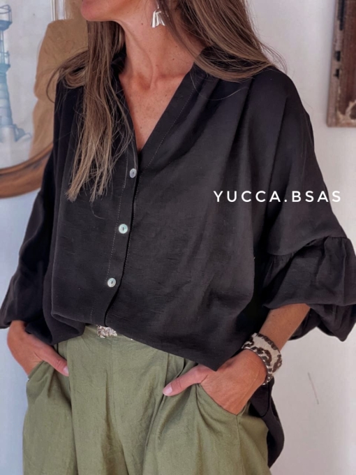 Camisa Madrid - negra - Imagen 4
