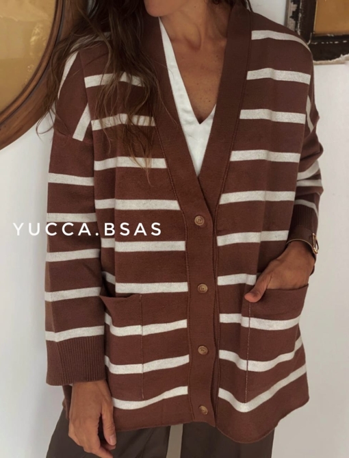 Cardigan Niceto - beige - Imagen 9