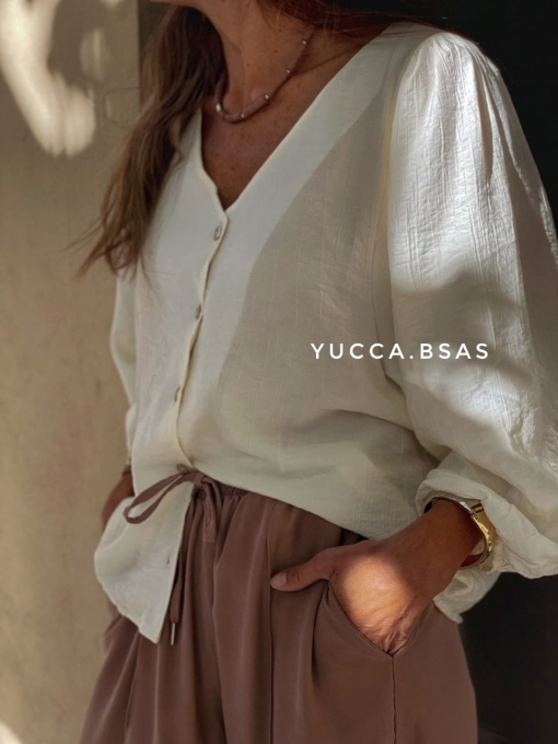 Camisa María - natural - Imagen 5