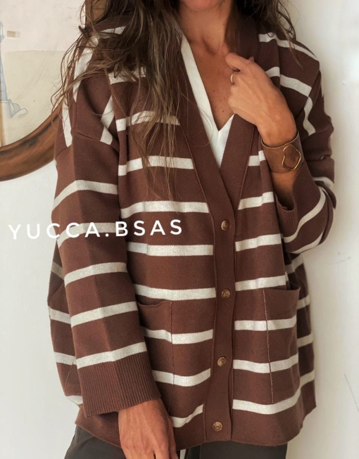 Cardigan Niceto - beige - Imagen 7