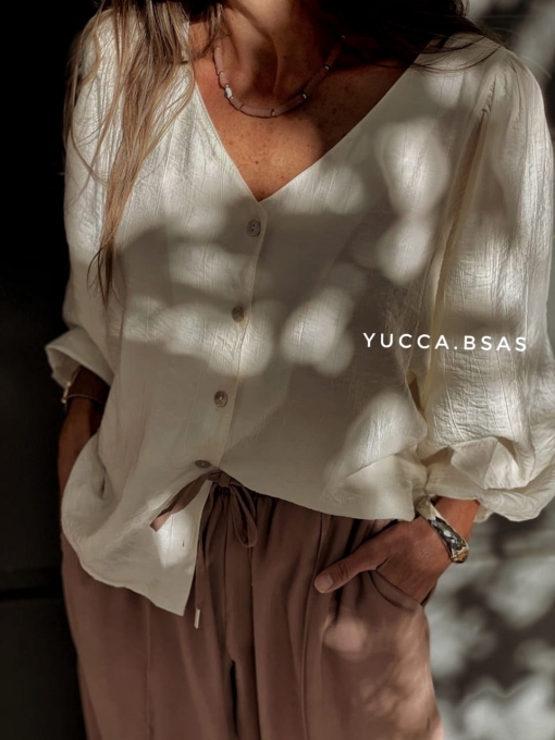 Camisa María - natural - Imagen 2