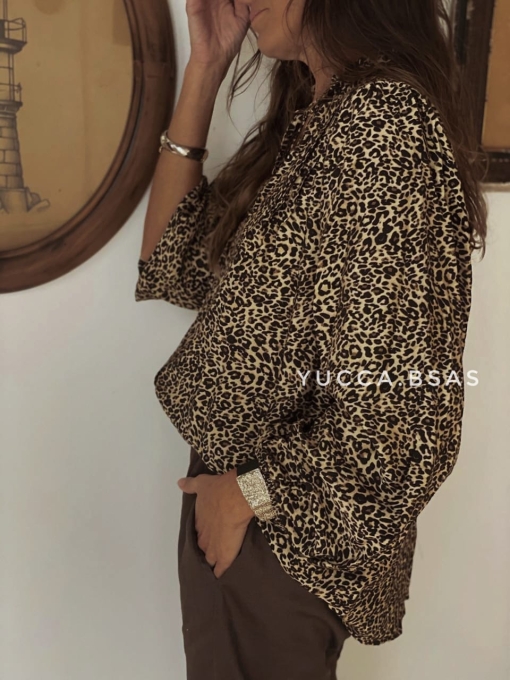 Blusa Rita - animal print - Imagen 5