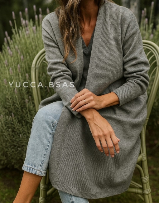 Saco largo Estocolmo - gris