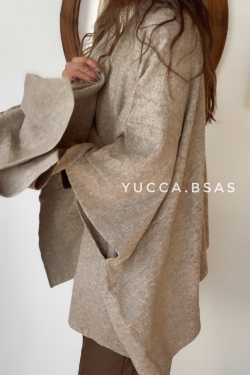 Ruana Emma - visón - Imagen 3