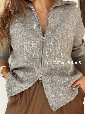 Camperita tejida Juana - gris