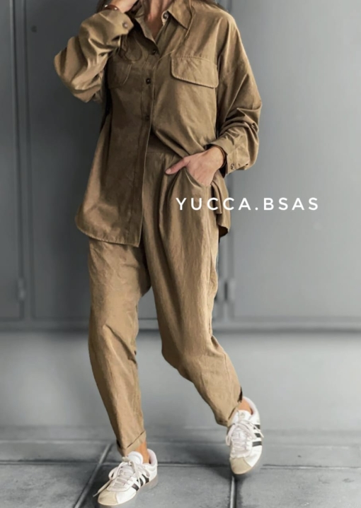 Pantalón Belice - visón - Imagen 5