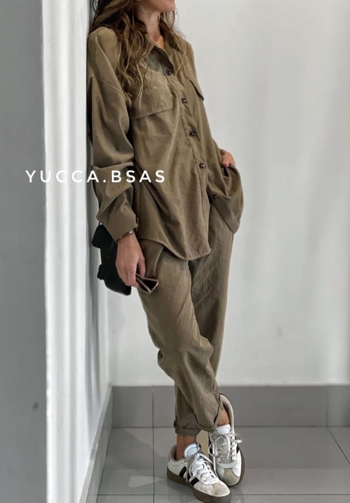 Camisa Belice - visón - Imagen 4