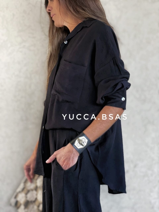 Camisa Paulina - negra - Imagen 4