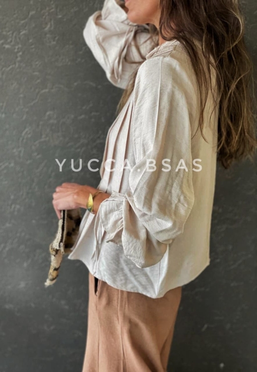 Blusa Cádiz - natural - Imagen 6