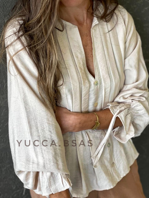 Blusa Cádiz - natural - Imagen 2