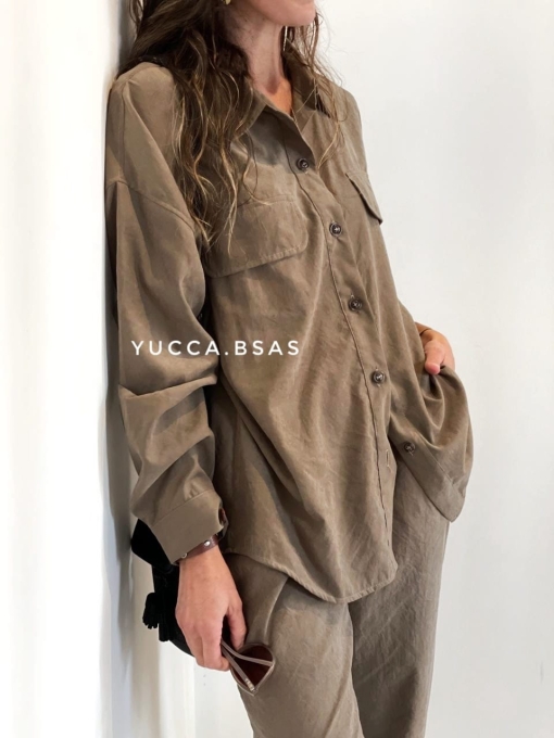 Camisa Belice - visón - Imagen 2