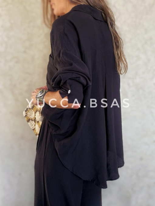 Camisa Paulina - negra - Imagen 2