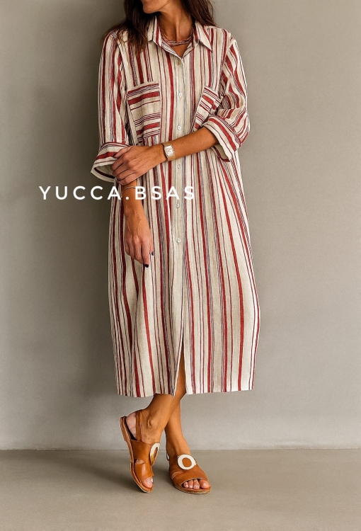 Vestido Maldivas - lacre - Imagen 5