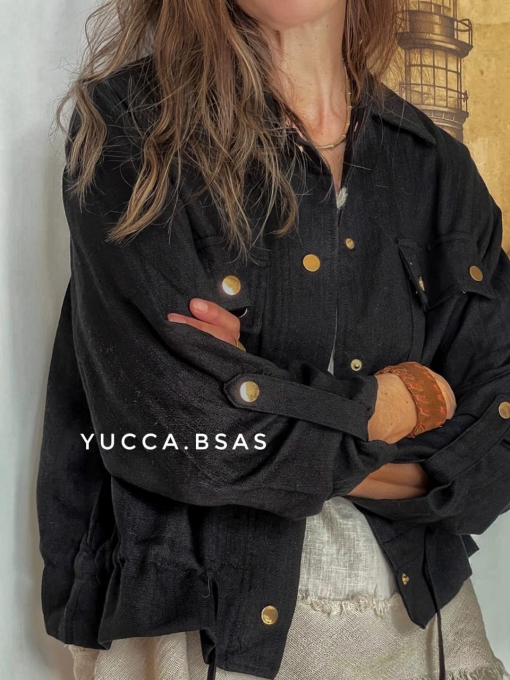 Campera liviana Delfina - black - Imagen 3