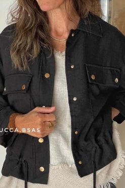 Campera liviana Delfina - black