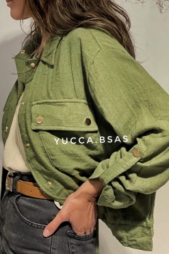 Campera liviana Delfina - verde