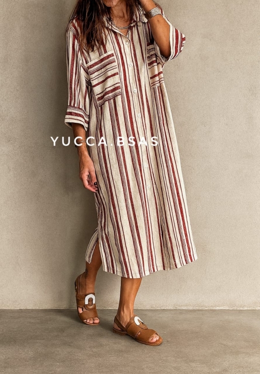 Vestido Maldivas - lacre - Imagen 3
