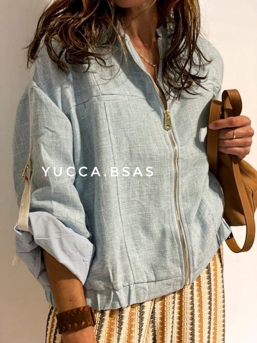 Campera Gibraltar - celeste - Imagen 5