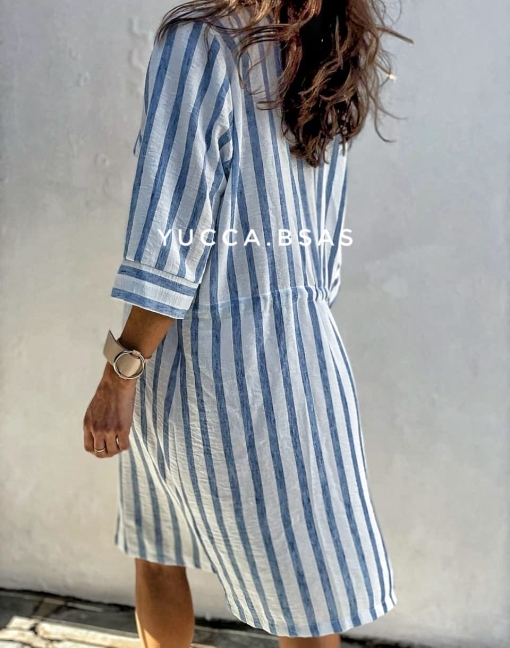 Vestido Rafaela - azul - Imagen 4