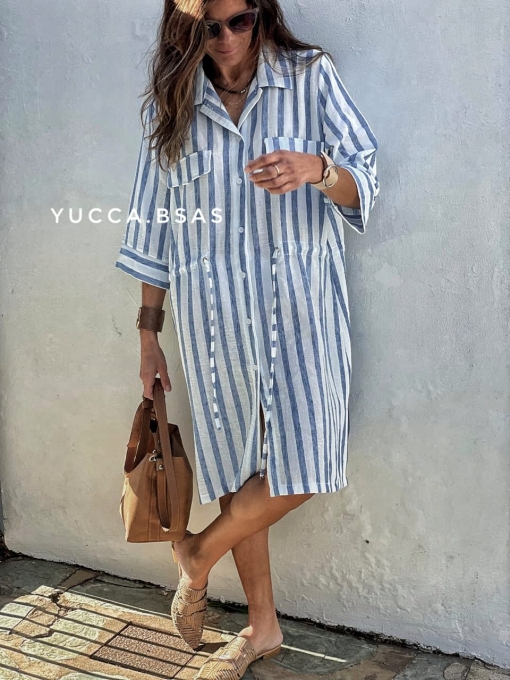 Vestido Rafaela - azul - Imagen 3