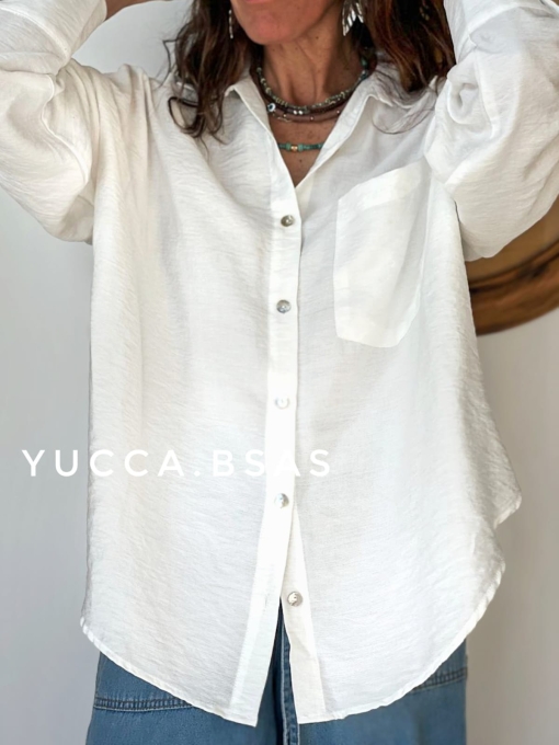 Camisa Paulina - blanca - Imagen 4