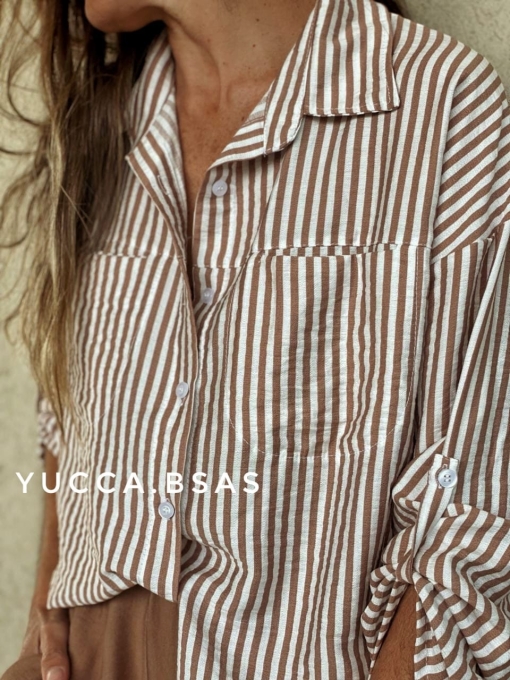 Camisa Ana - chocolate - Imagen 4