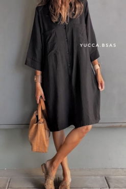 Vestido Canarias - negro