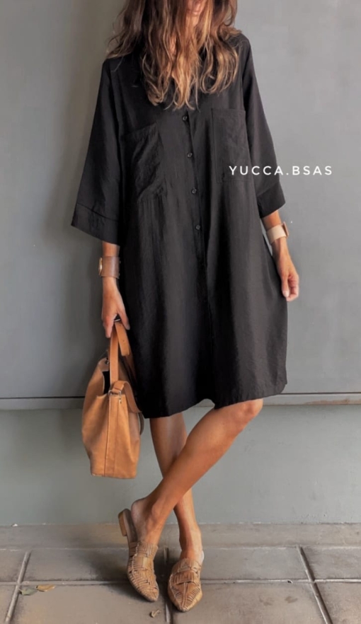 Vestido Canarias - negro