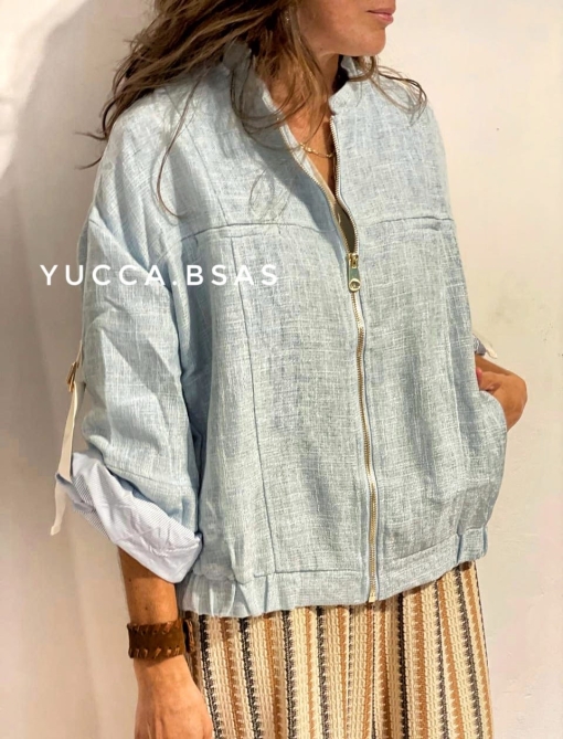 Campera Gibraltar - celeste - Imagen 4