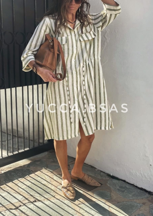 Vestido Rafaela - verde - Imagen 6