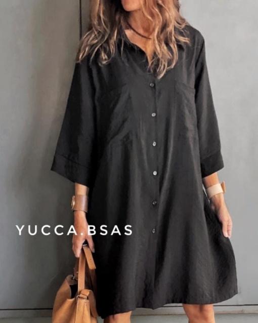 Vestido Canarias - negro - Imagen 2