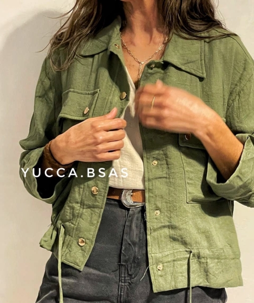 Campera liviana Delfina - verde - Imagen 2