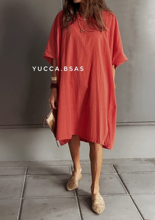 Vestido Lima - coral - Imagen 4
